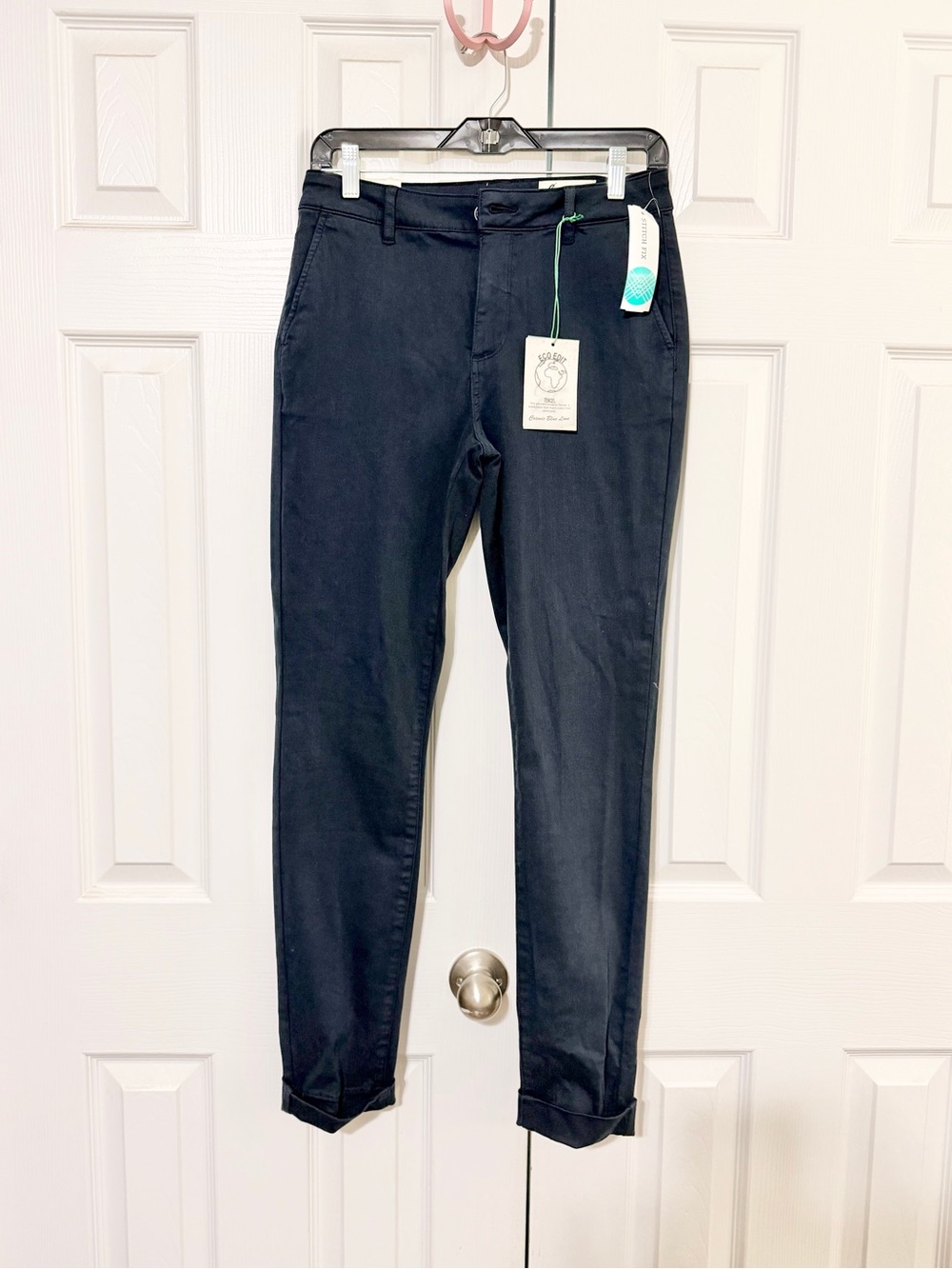 Slim Stretch Chinos - Navy